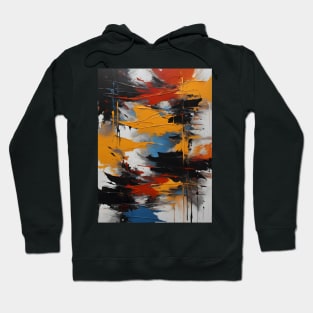 Autumn Leaves Abstract Action Hoodie